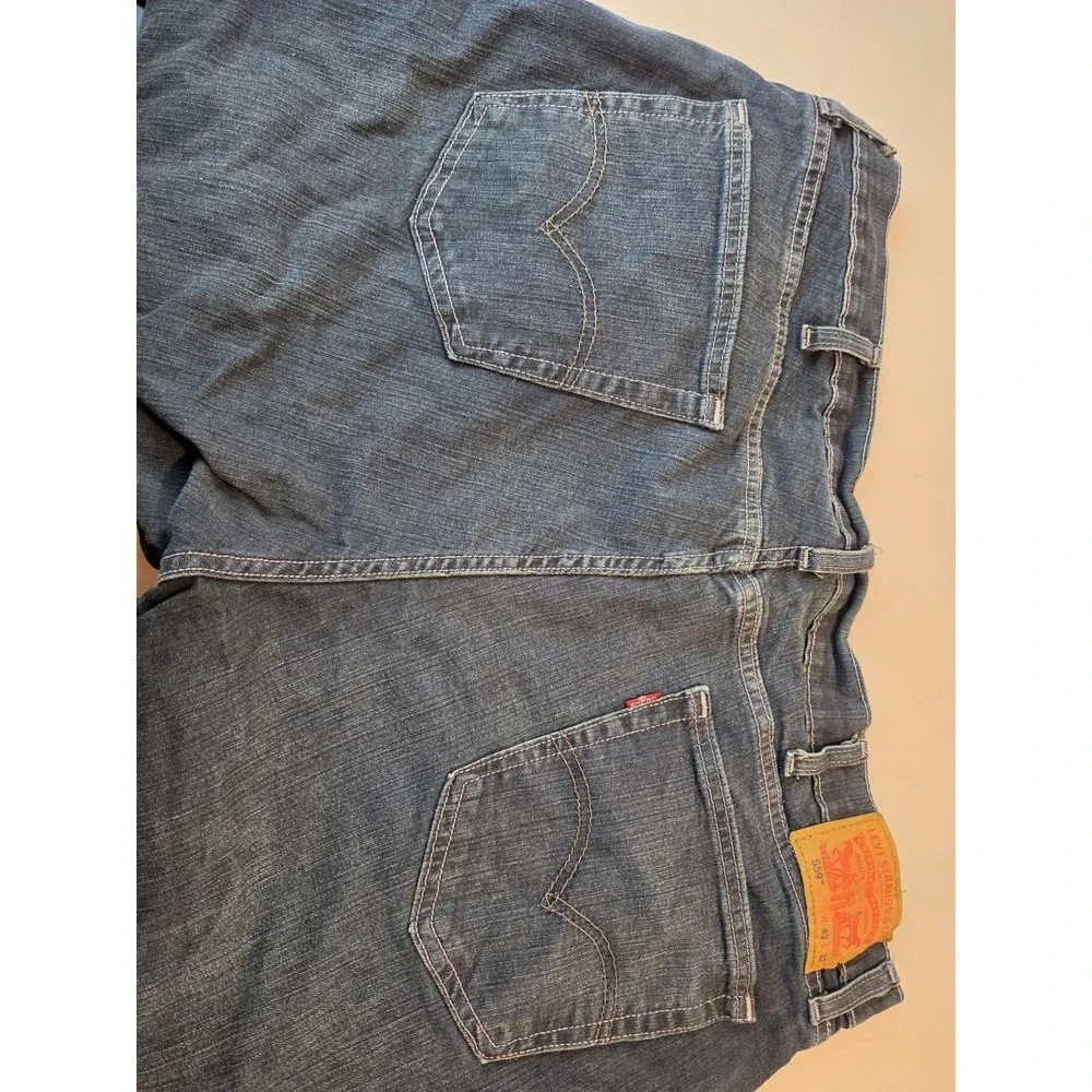 Levis 559 Jeans Mens 42 X 32 Relaxed Dark